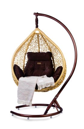 NIMAXES XXL Premium Hängesessel Diamond Set Gold