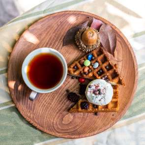 Round serving plate 30cm