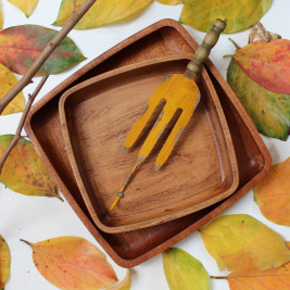 Quadratische Servierplatte 25cm
