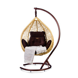 NIMAXES XXL Premium Hängesessel Diamond Set Gold