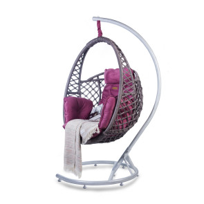 Nimaxes XXL Premium Hängesessel Matrix set Lila